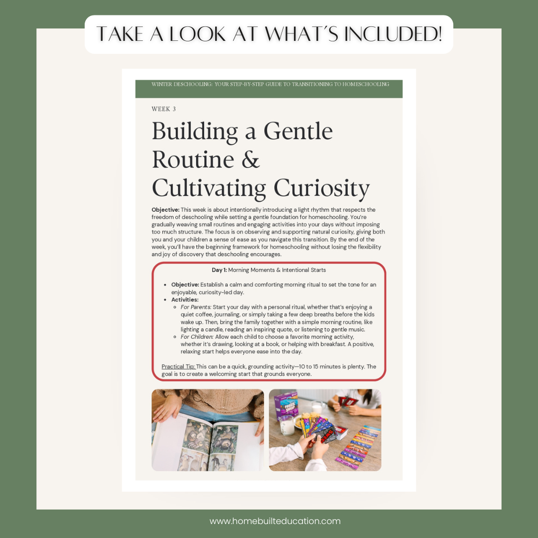 Winter Deschooling: A Step-by-Step Guide for New and Seasoned Homeschoolers