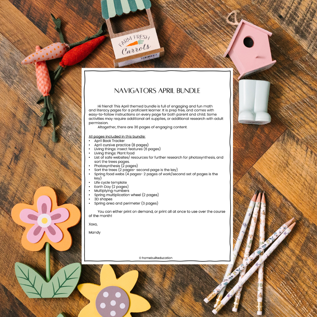 Navigators April Learning Bundle (Ages 9-11)