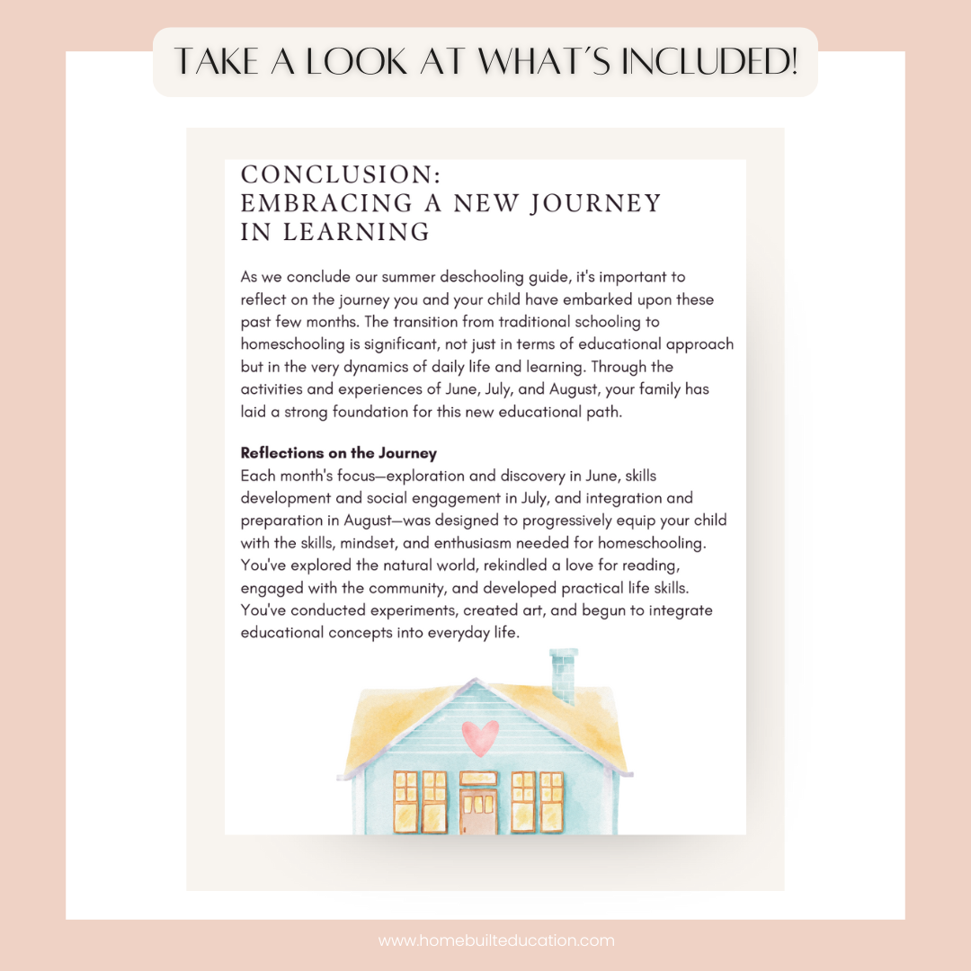 Summer Deschooling: Your Step-by-Step Guide for a Smooth Transition to Homeschooling