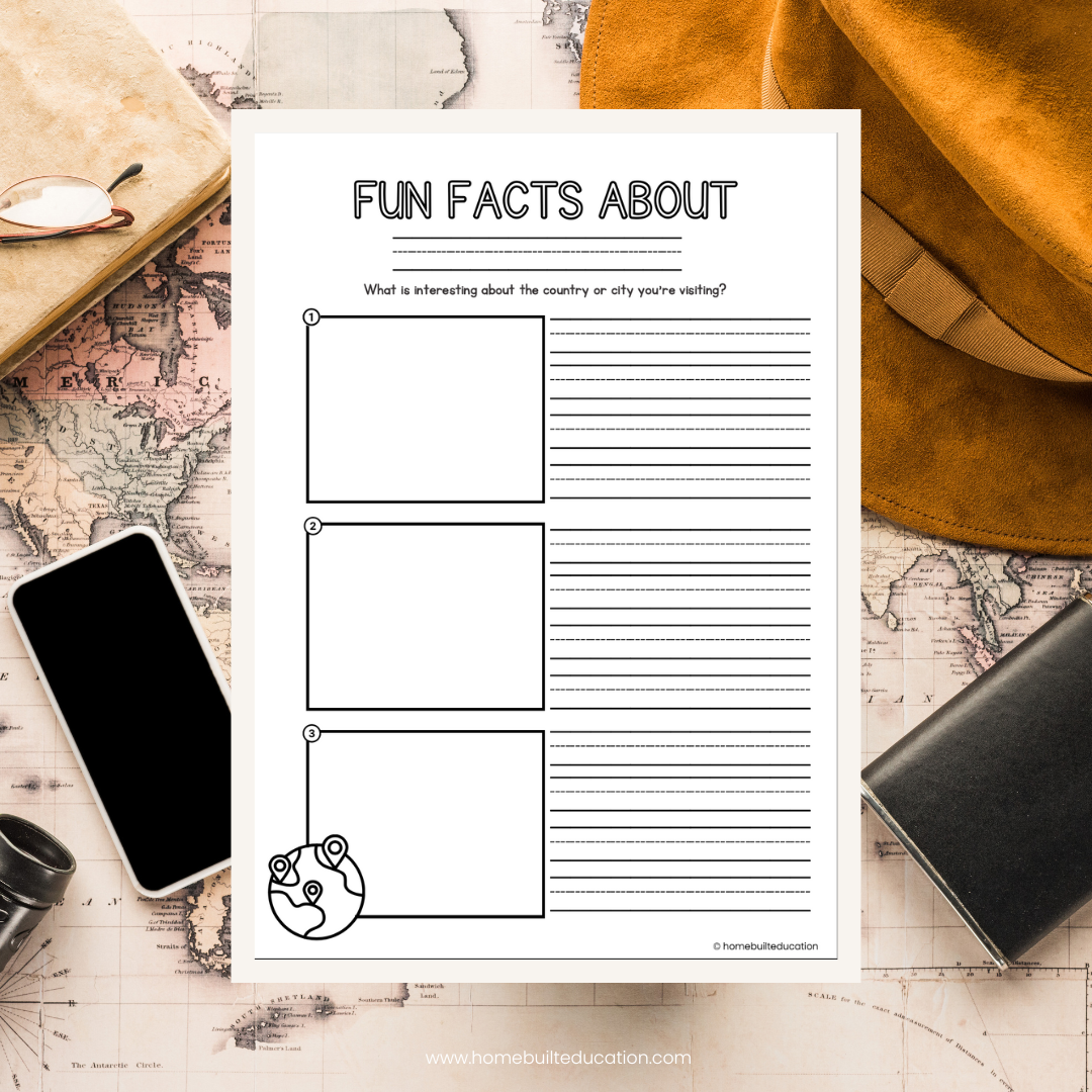 World Travel Journal- Recommended Ages: 6-11