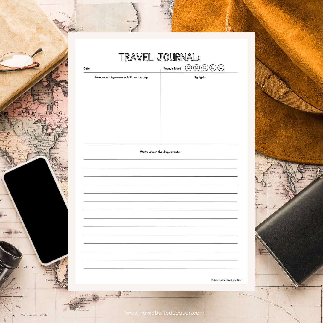 World Travel Journal- Recommended Ages: 6-11