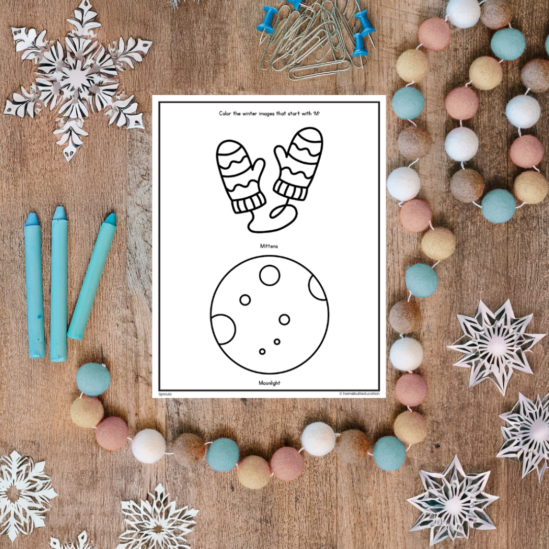 Sprouts ABC’s of Winter (Ages 3-5)