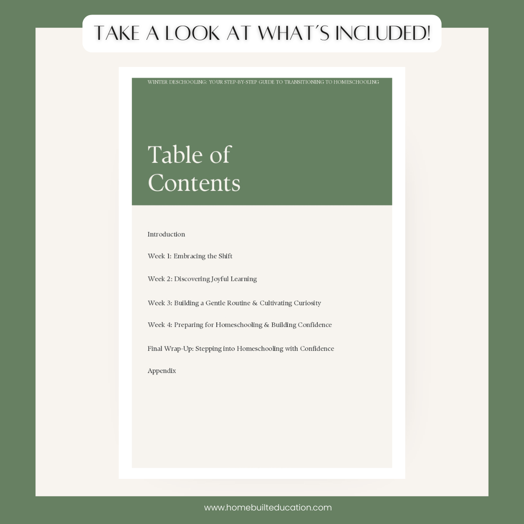 Winter Deschooling: A Step-by-Step Guide for New and Seasoned Homeschoolers