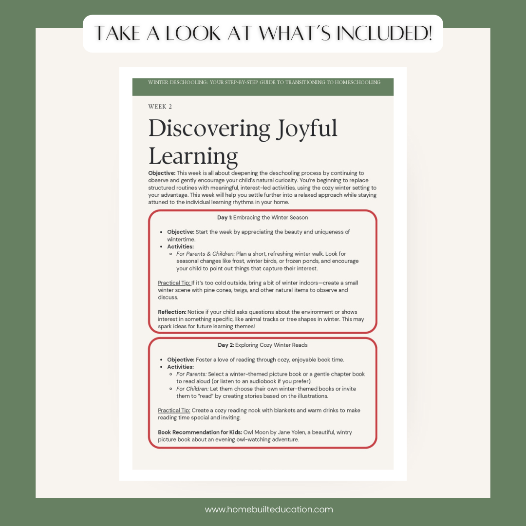 Winter Deschooling: A Step-by-Step Guide for New and Seasoned Homeschoolers