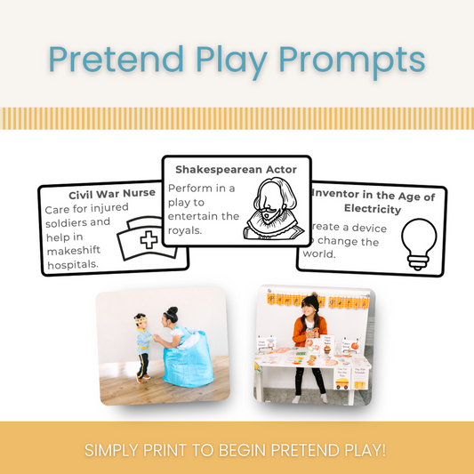 Pretend Play Prompts – Spark Imagination, Creativity, and Connection!