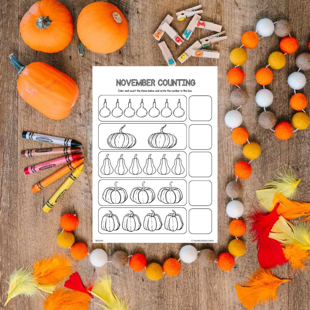 Sprouts November Bundle (Ages 3-5)