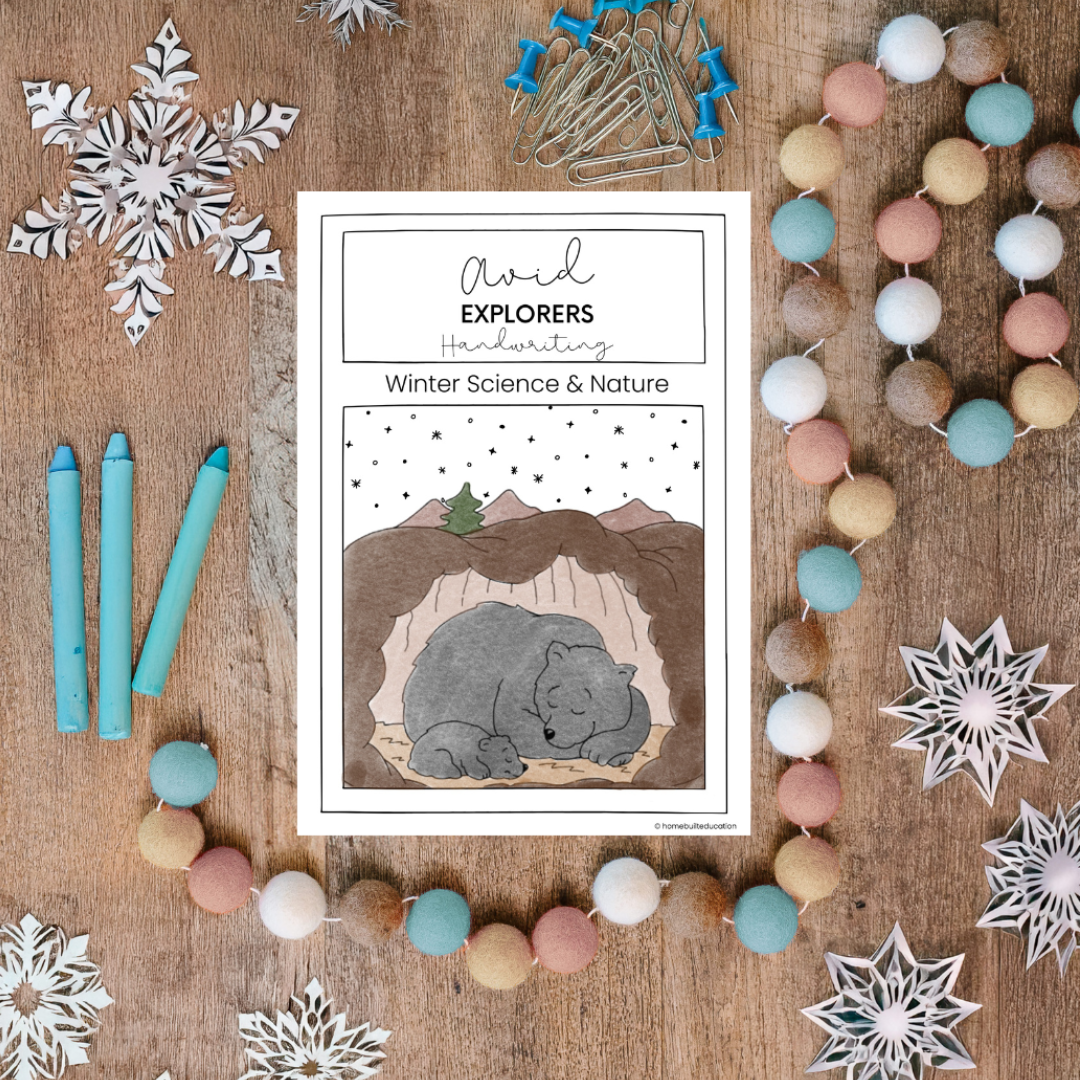 Winter Science and Nature Handwriting Bundle (Ages 6-8)