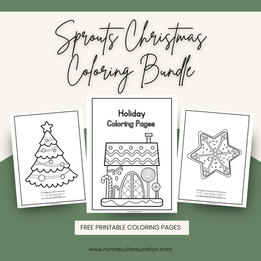 Sprouts Christmas Coloring Bundle - FREE