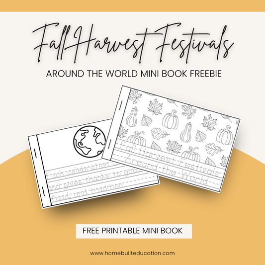 Fall Harvest Festivals Around the World Mini Book Freebie