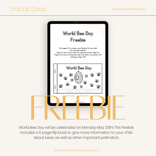 Free World Bee Day Flip Book